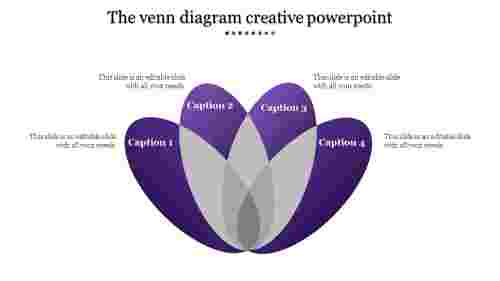 creative powerpoint-The venn diagram creative powerpoint-Purple